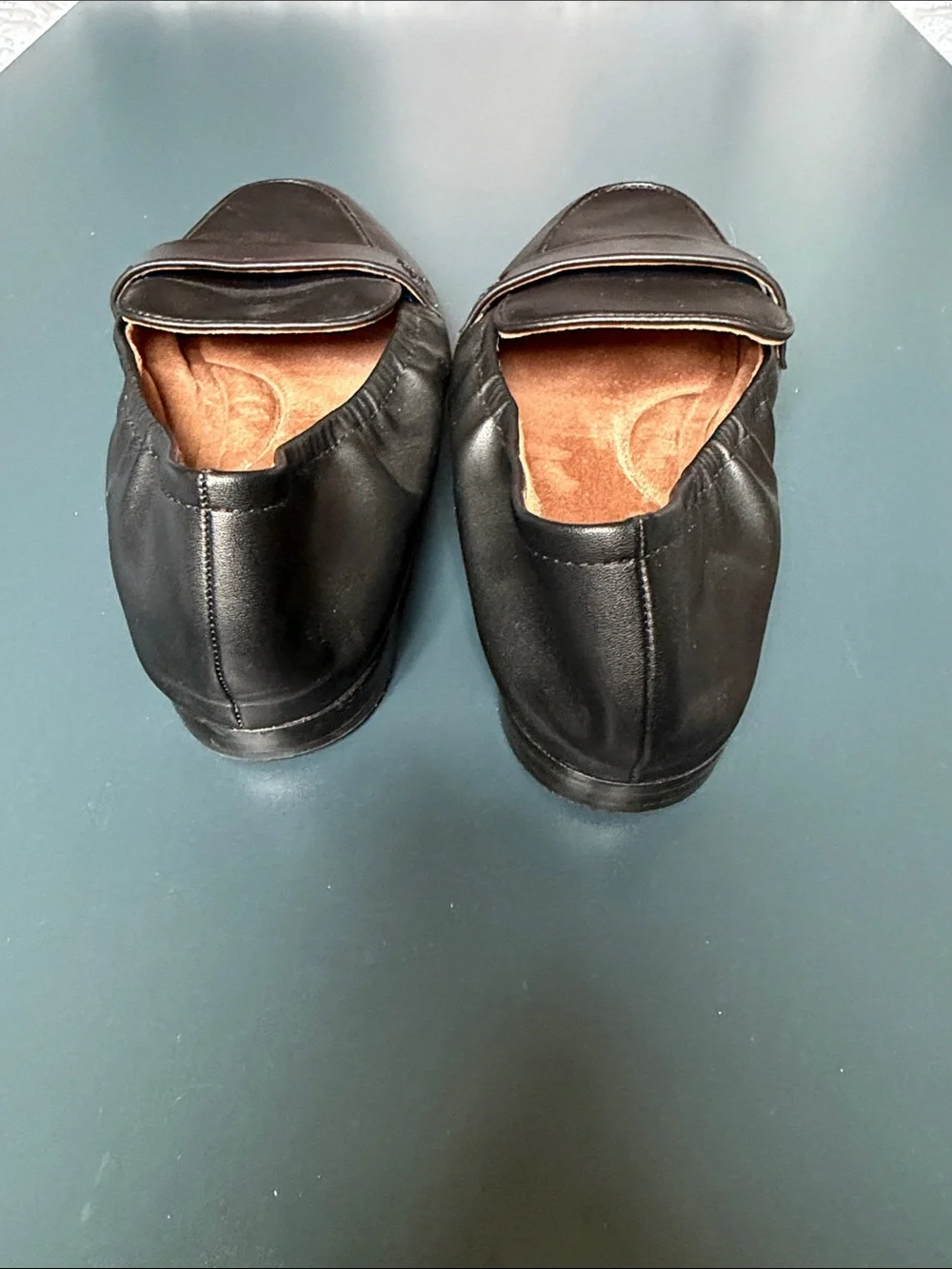 Black Leather Michela Apron Nordstrom Rack Loafers for Women - Slip-On Flats